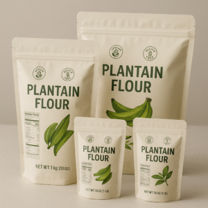 Harina de Plátano Verde 100% Natural | Harinas Bióticas